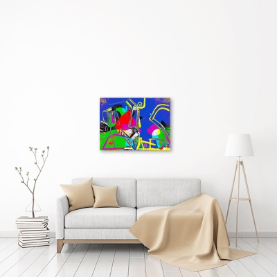 View in Room - Lying Nude and a Head