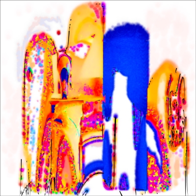 Interior with open door