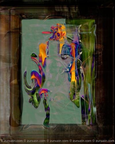 Abstract art print - Oracle