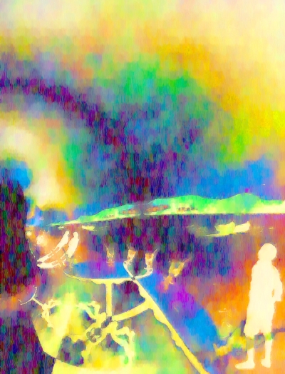 The boy on the riverbank