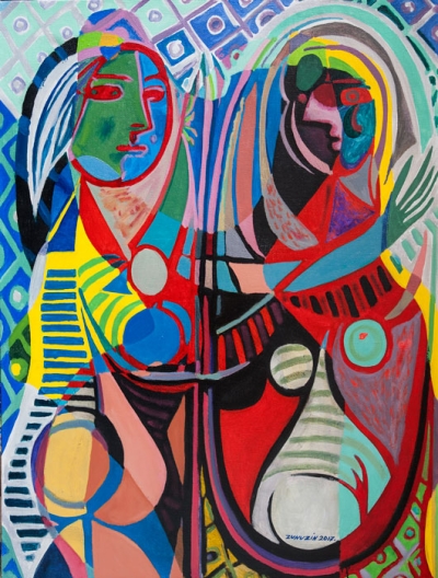 Girl Before A Mirror (Reflections on works by Pablo Picasso)