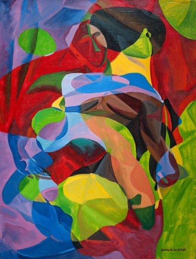 A driade. Nude in the forest (Reflections on works by Pablo Picasso)