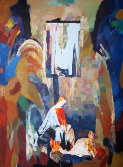 Mother and child (Julius Schnorr von Carolsfeld Improvisation)