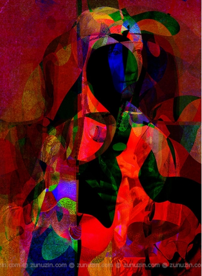 Portrait of a Woman in Red