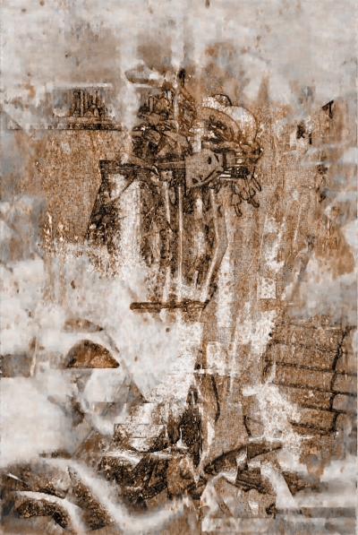 Drawing art - The Lake